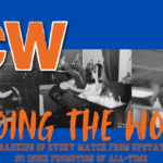 Squared Circle Wrestling blog post header featuring Davey Richards, Mikey Mitaxes going through a flaming table, and Jack Trades